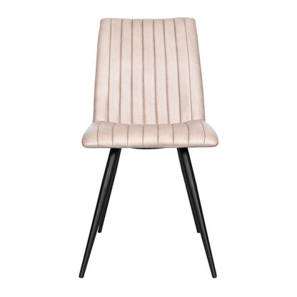 19" Dining Chair in Antique Ivory Leather