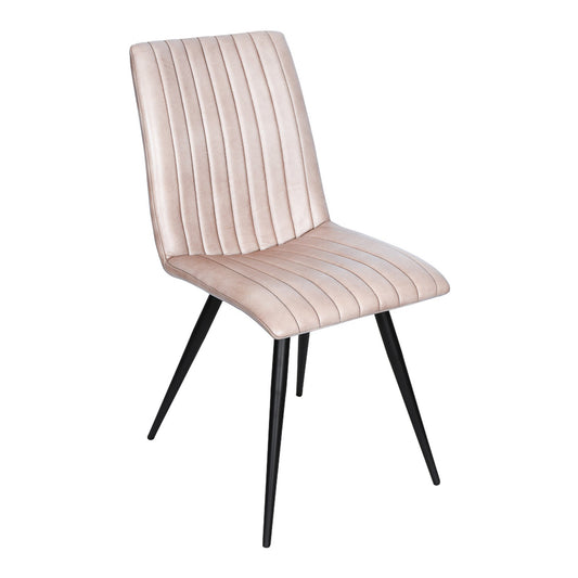 19" Dining Chair in Antique Ivory Leather