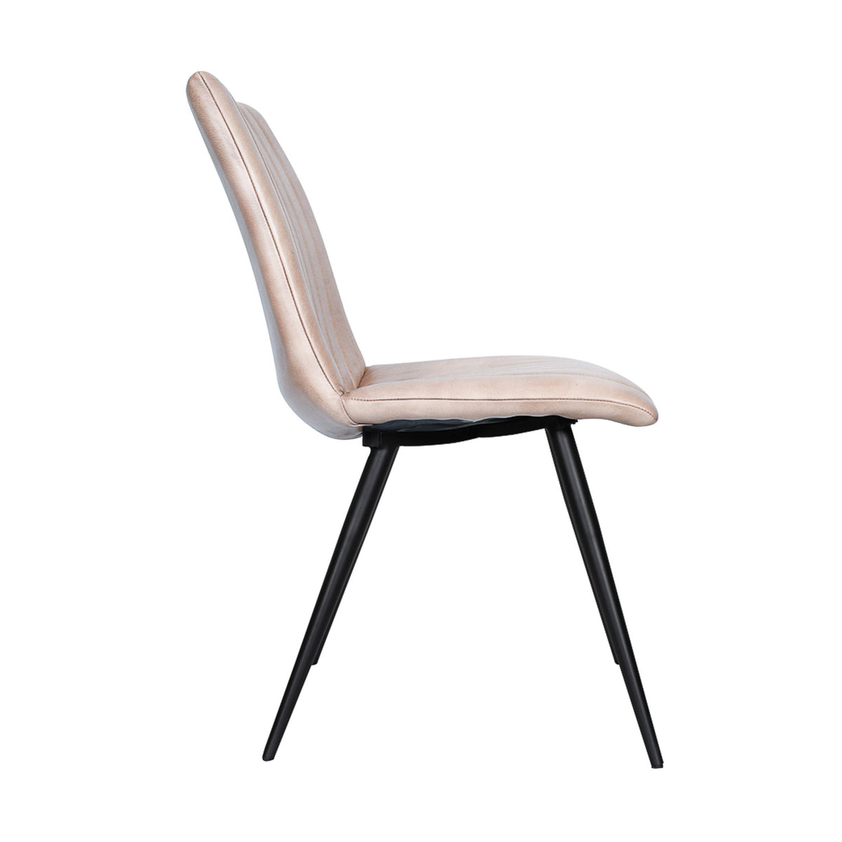 19" Dining Chair in Antique Ivory Leather