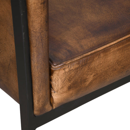 22" Armchair in Antique Whiskey Leather
