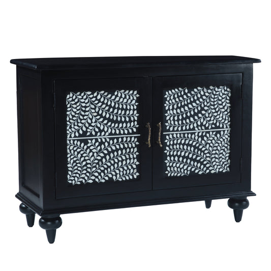 50" Floral Inlay Sideboard