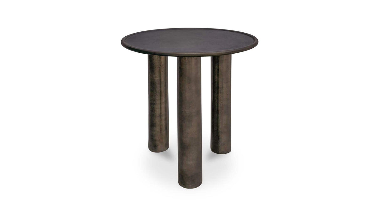 20" Deep Bronze Aluminum Side Table