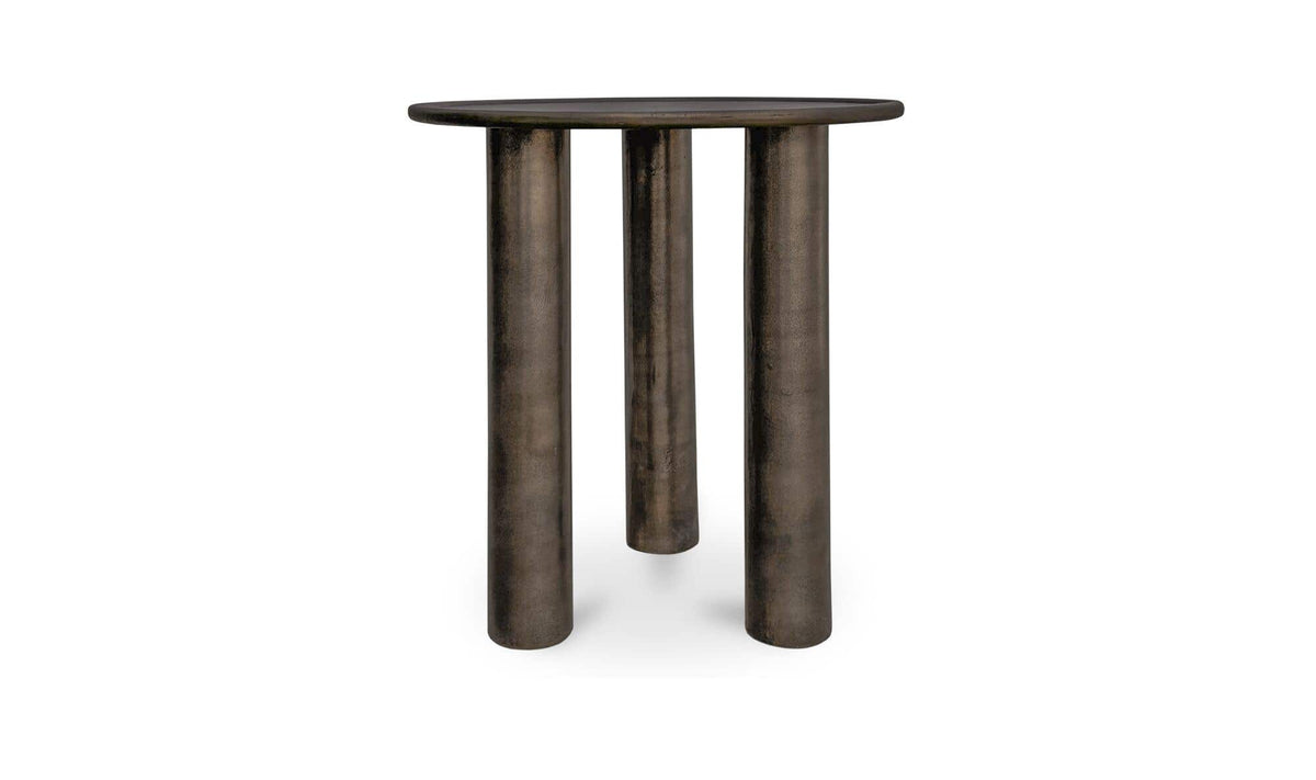 20" Deep Bronze Aluminum Side Table