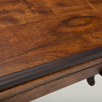 63" Walnut Wood Adjustable Drafting Desk