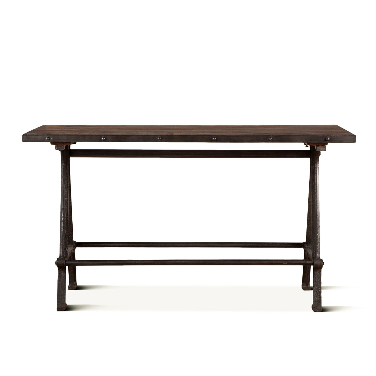 66" Natural Reclaimed Teak Gathering Table