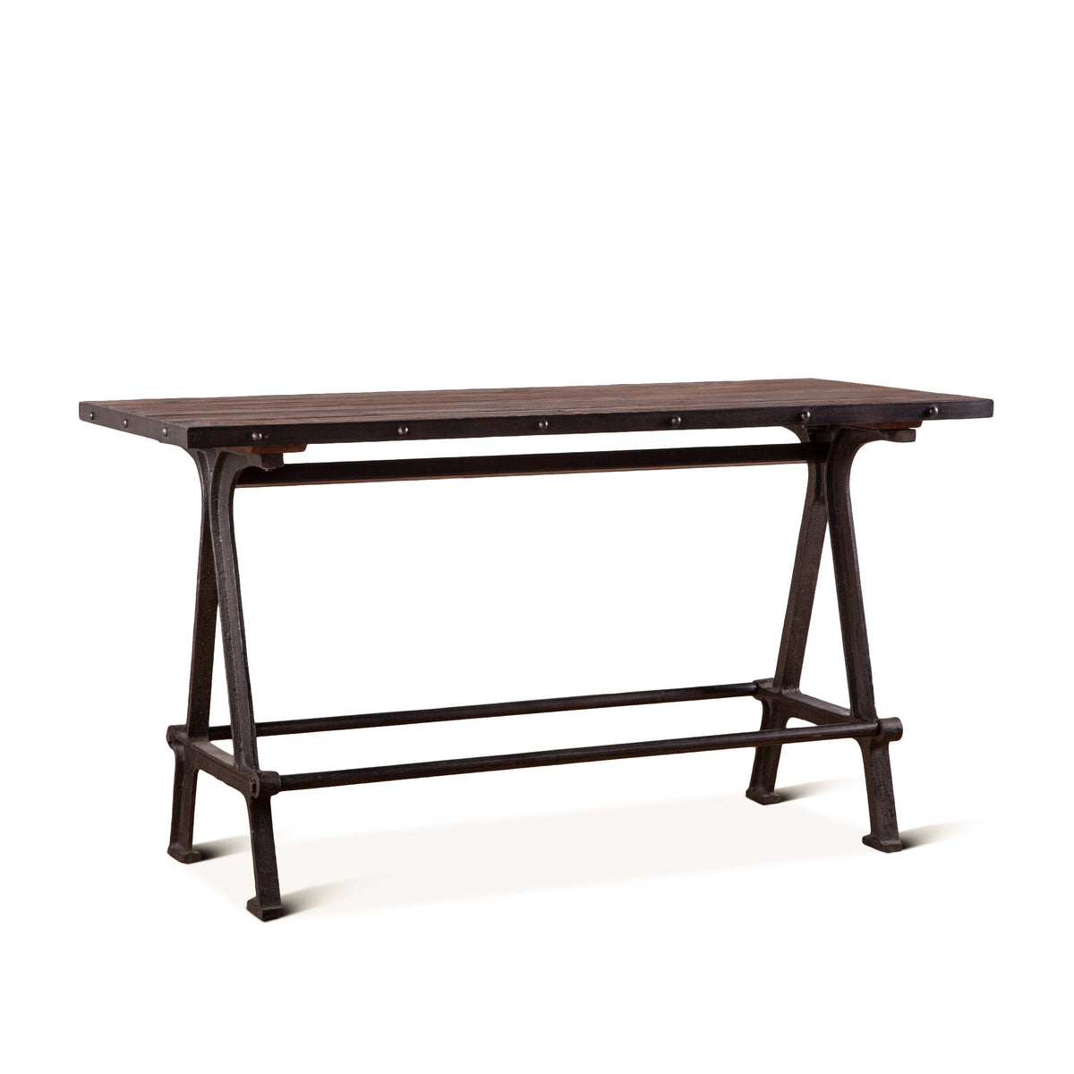 66" Natural Reclaimed Teak Gathering Table