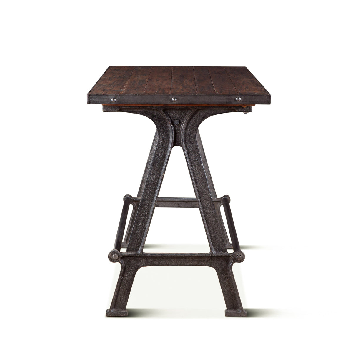 66" Natural Reclaimed Teak Gathering Table