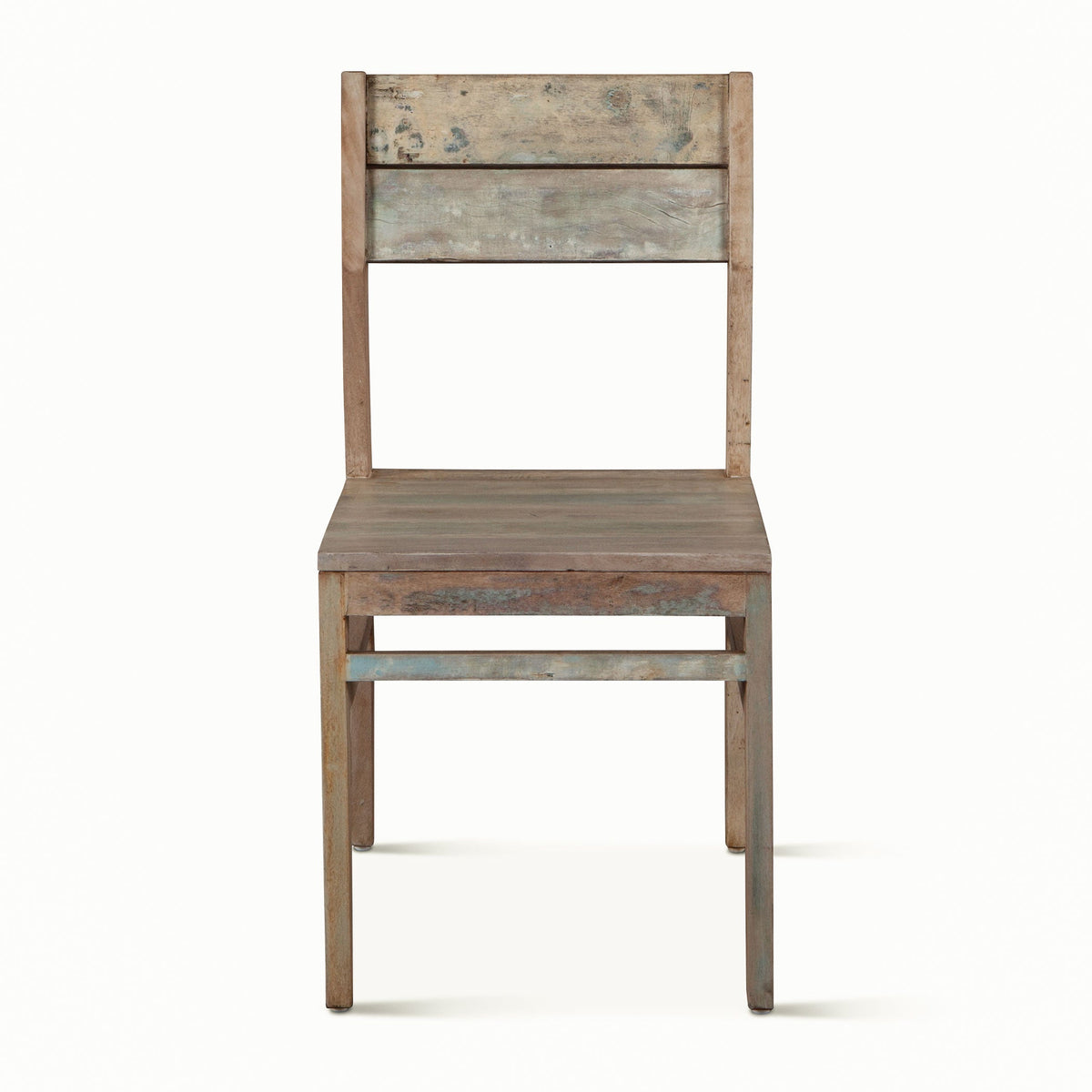 17" Dining Chair in Vintage Teal Reclaimed Wood