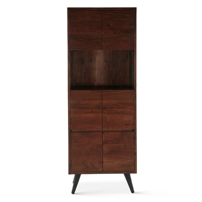 28" Walnut Bar Cabinet