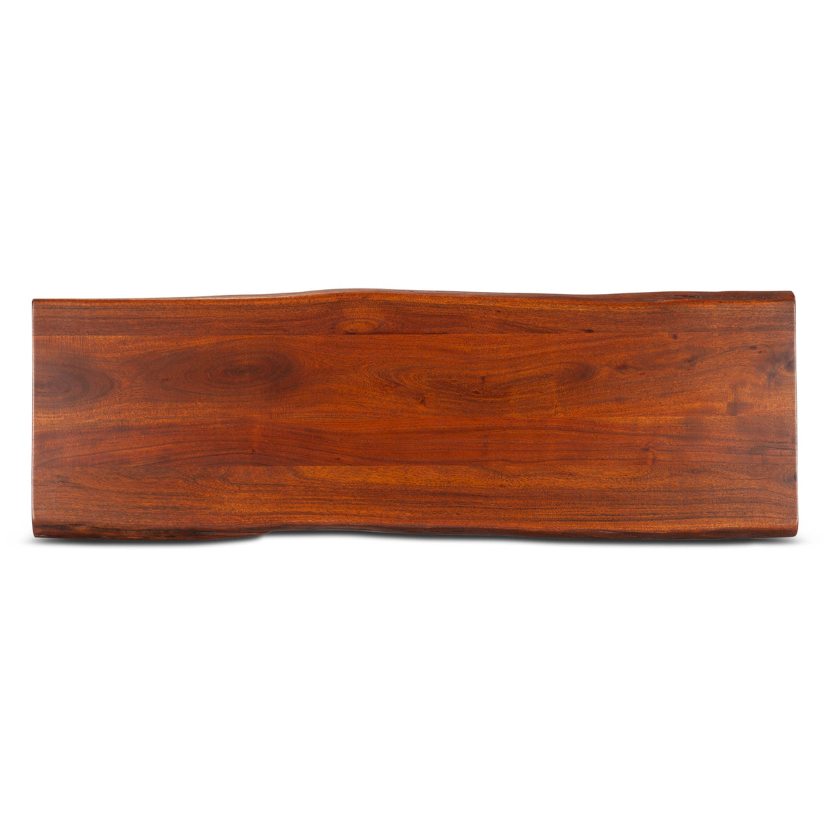 54" Walnut Acacia Wood Bench