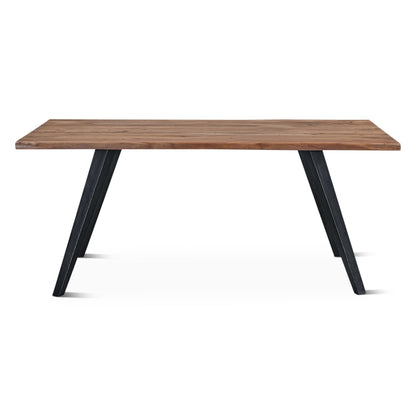 68" Smoked Acacia Wood Dining Table