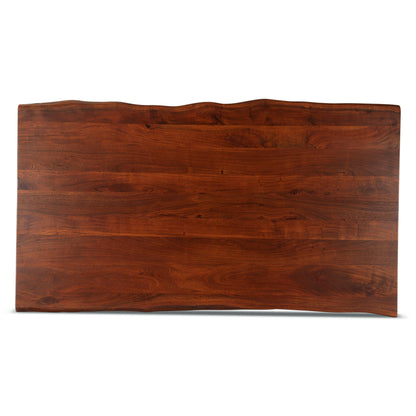 68" Walnut Live Edge Dining Table
