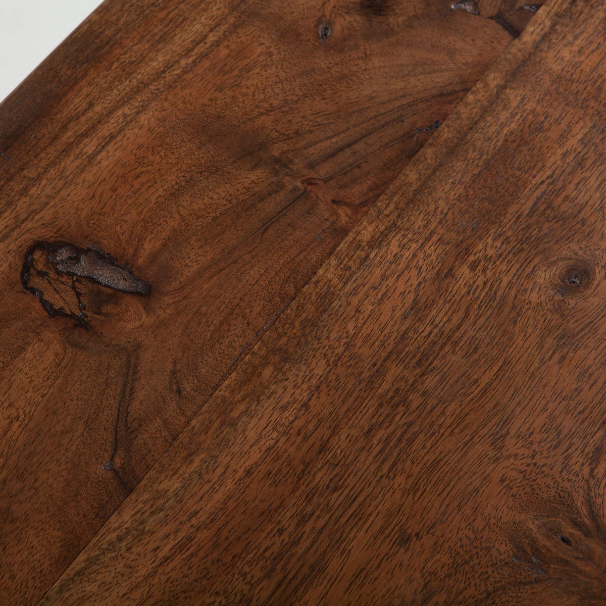 54" Walnut Acacia Wood Coffee Table