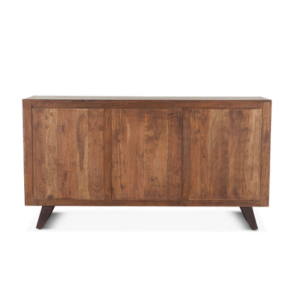 71" Walnut Wood Dresser