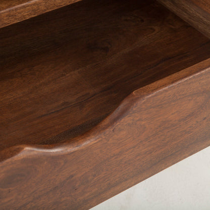 23" Walnut Wood Nightstand