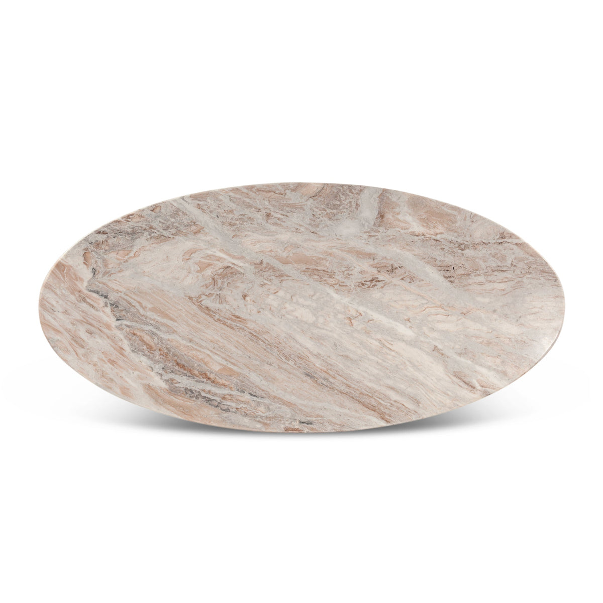 90" Sawar Marble Oval Dining Table