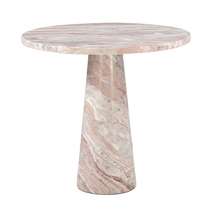30" Brown Toronto Marble Round Dining Table