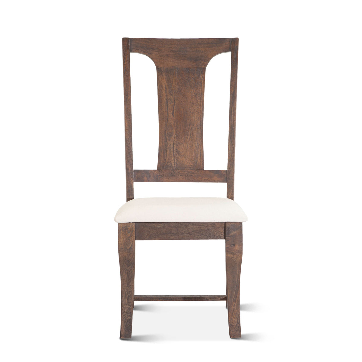 19" Weathered Mango Upholstered Dining Chair