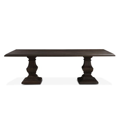 84" Vintage Brown Dining Table