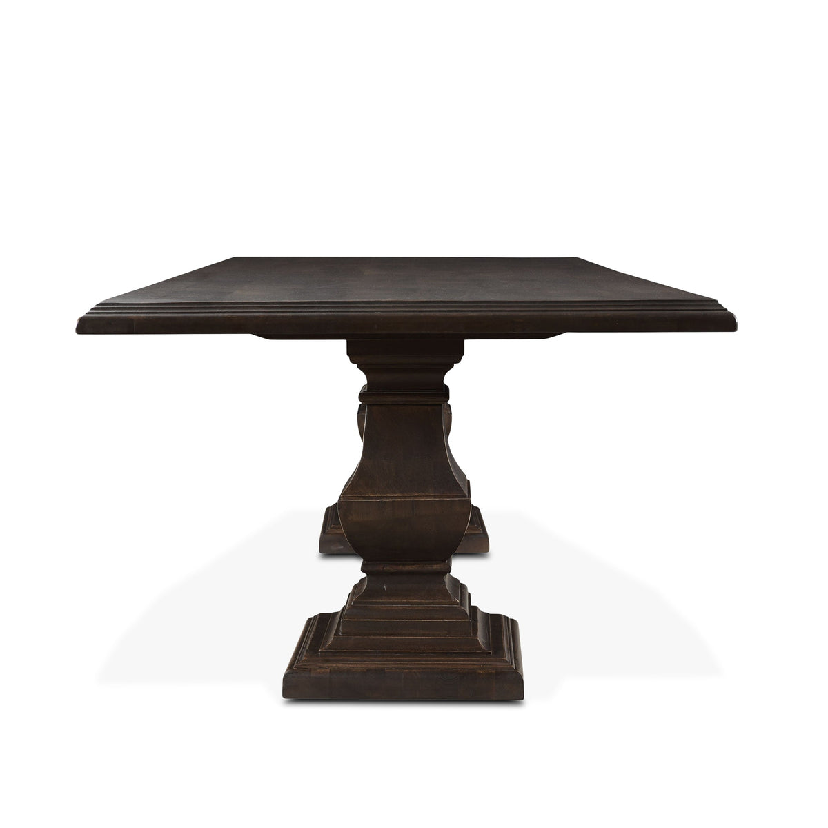 98" Vintage Brown Dining Table