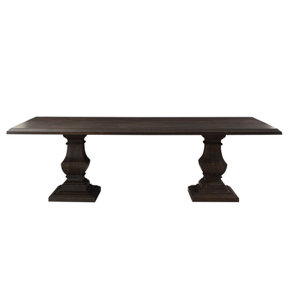 98" Vintage Brown Dining Table