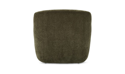 35" Cedar Green Upholstered Lounge Chair