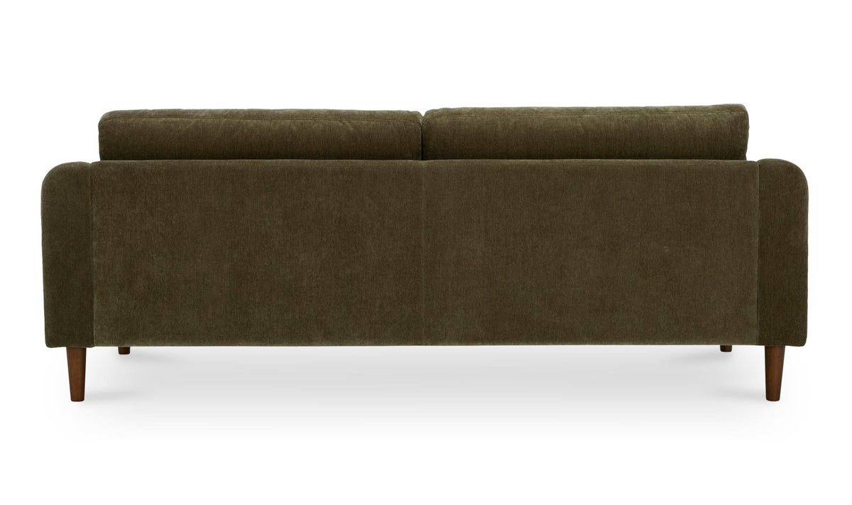86.6" Cedar Green Upholstered Sofa
