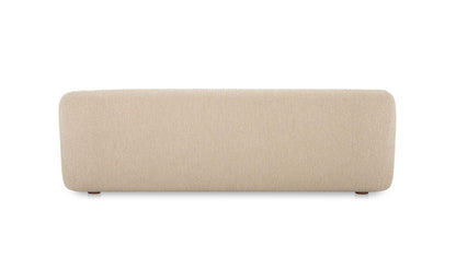 92" Beige Boucle Sofa