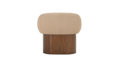 33.27" Flecked Tan Upholstered Accent Chair