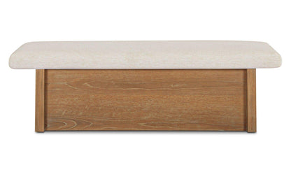 60" Oat Upholstered Bench
