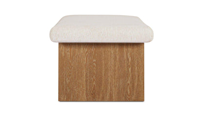 60" Oat Upholstered Bench