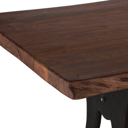 72" Live Edge Raw Walnut Dining Table