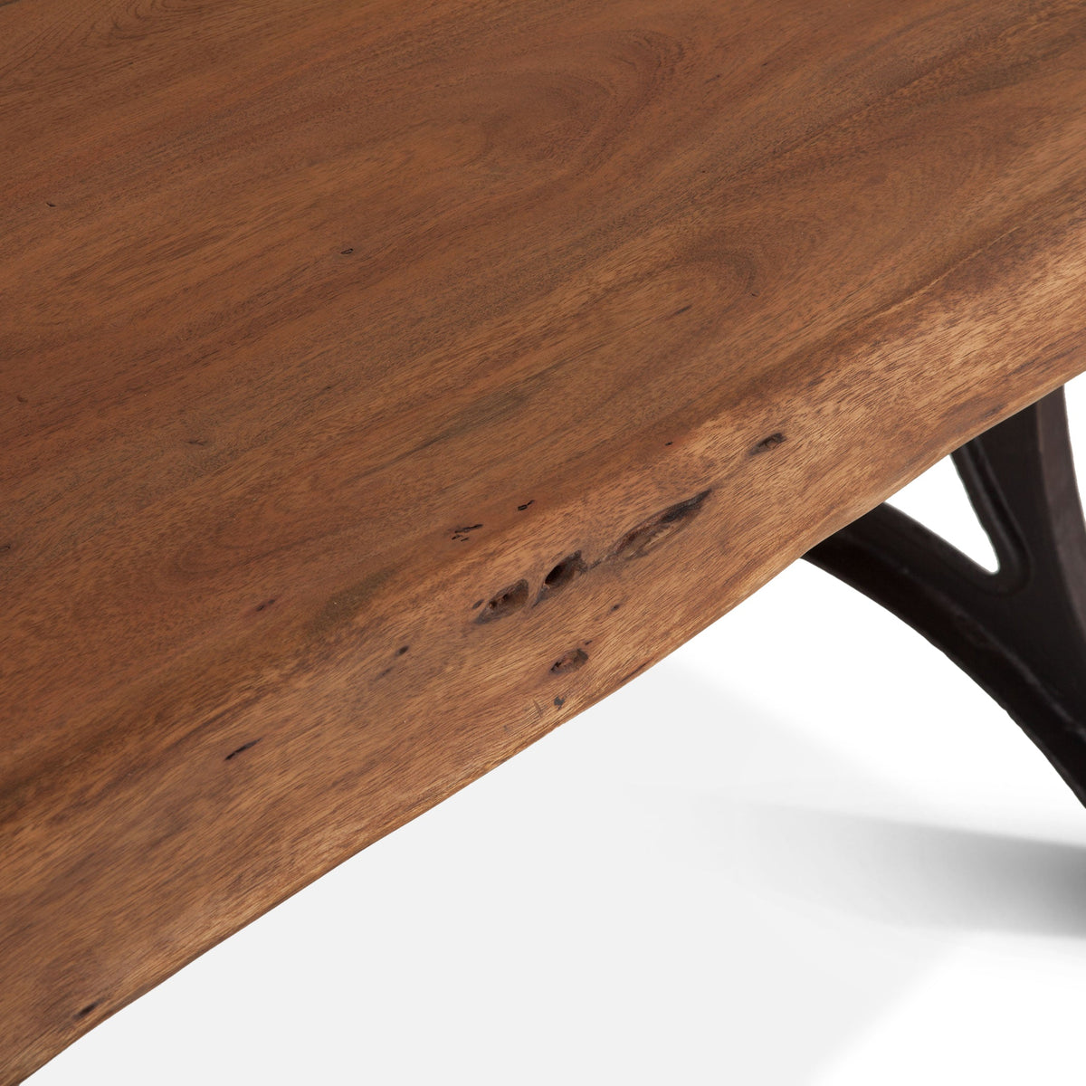 72" Live Edge Raw Walnut Dining Table