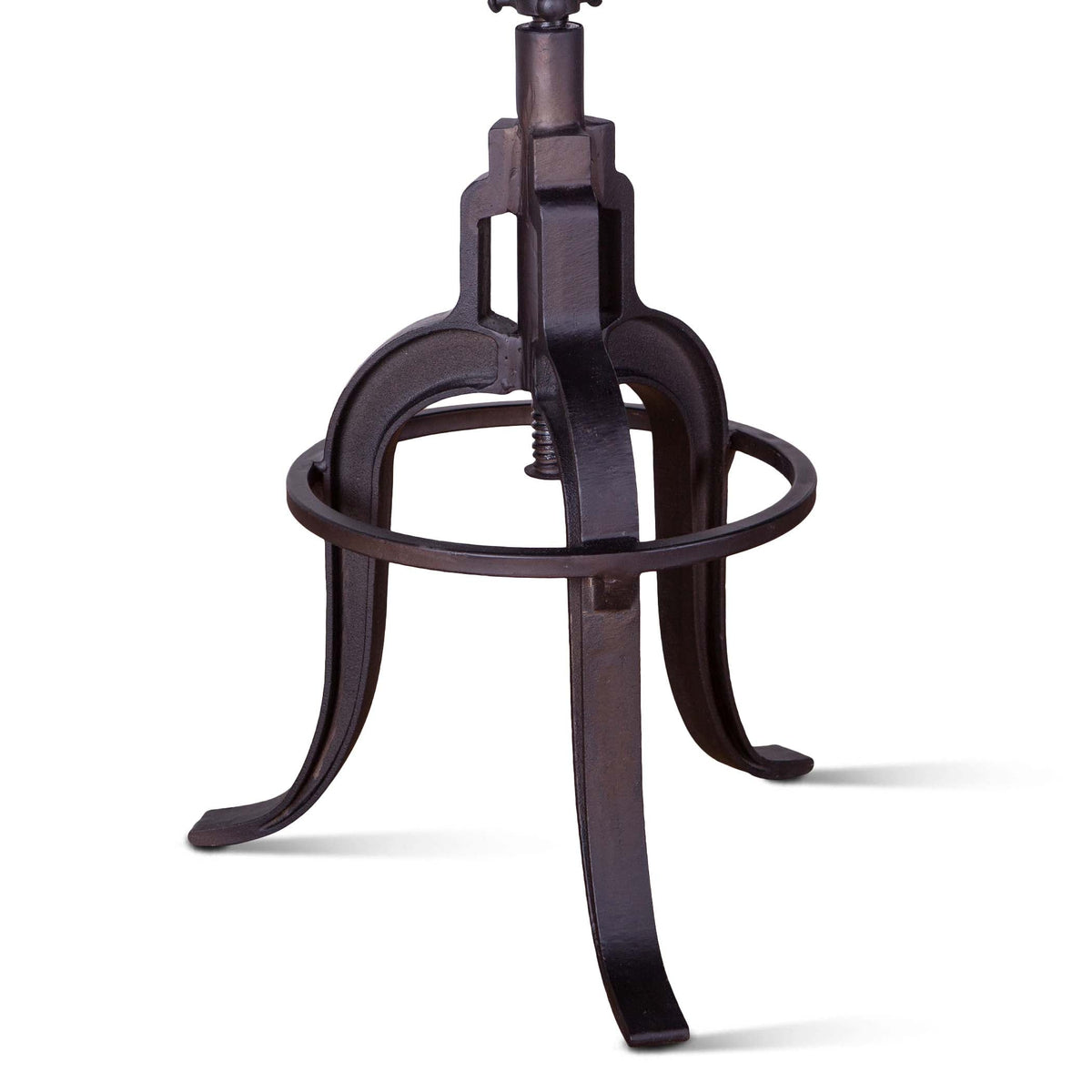 14" Raw Walnut Adjustable Stool