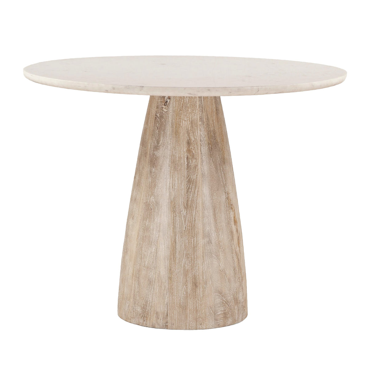 48" White Marble Gathering Table