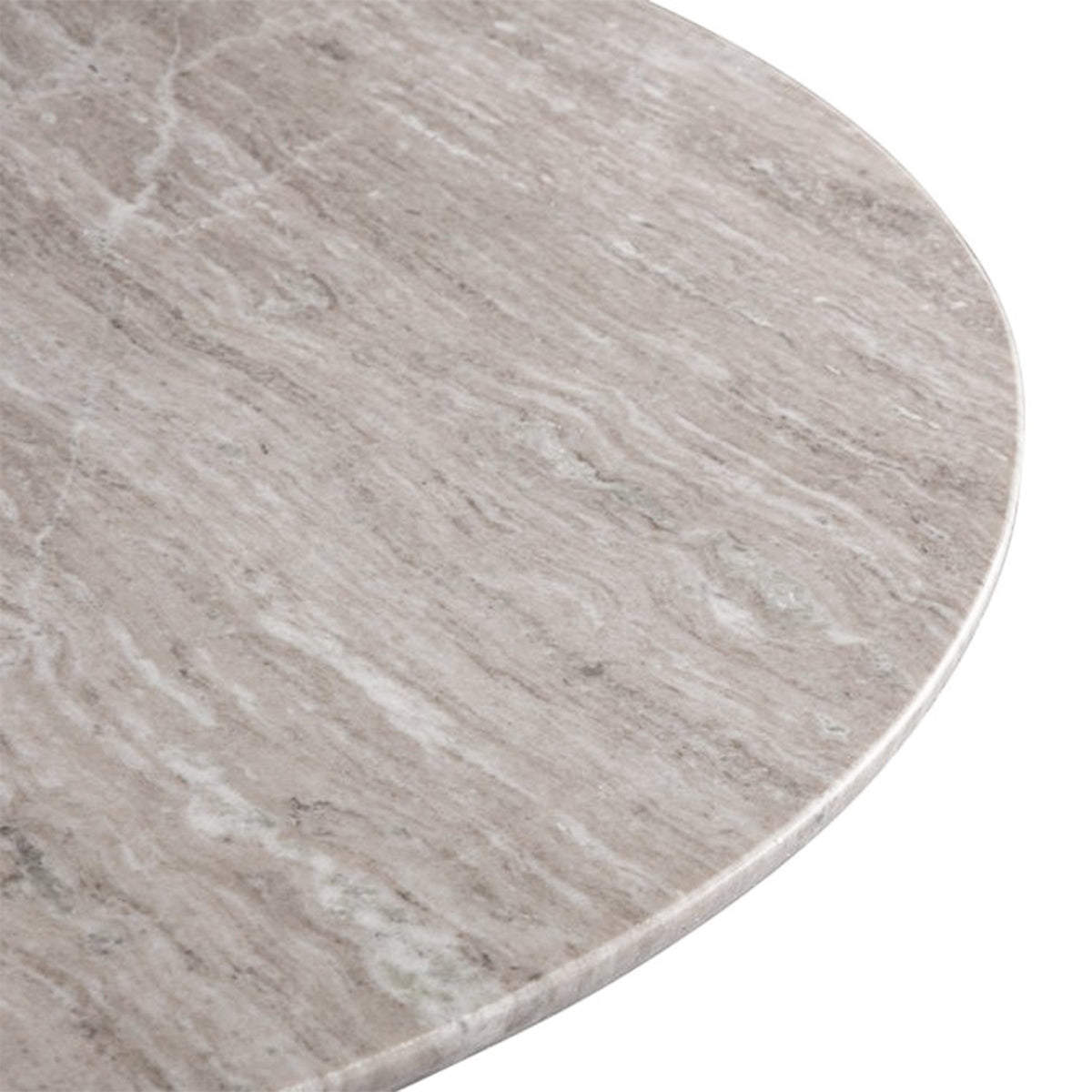 48" Brown Lajaria Marble Round Dining Table