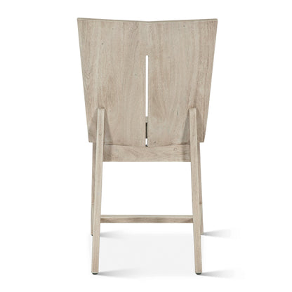 18" Matte Driftwood Wood Dining Chair