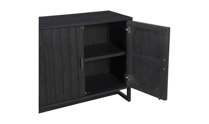 39" Black Stainless Steel Cabinet