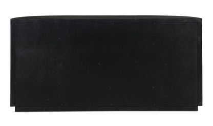71" Black Wood Sideboard