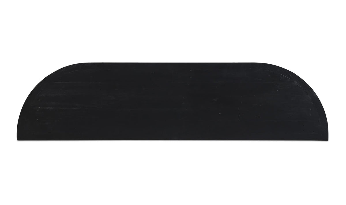 70.9" Black Wood Cabinet