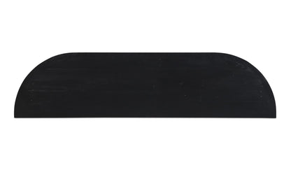 70.9" Black Wood Cabinet