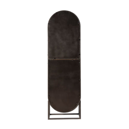23" Natural Mango Wood Bar Cabinet