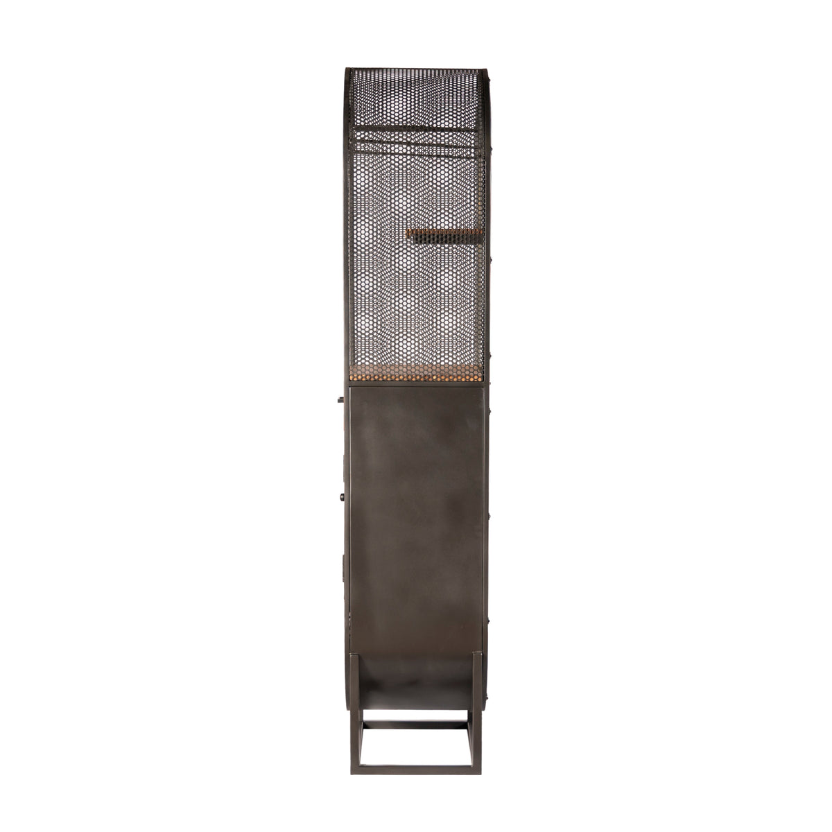 23" Natural Mango Wood Bar Cabinet