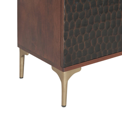 39" Two Tone Mango Bar Cabinet