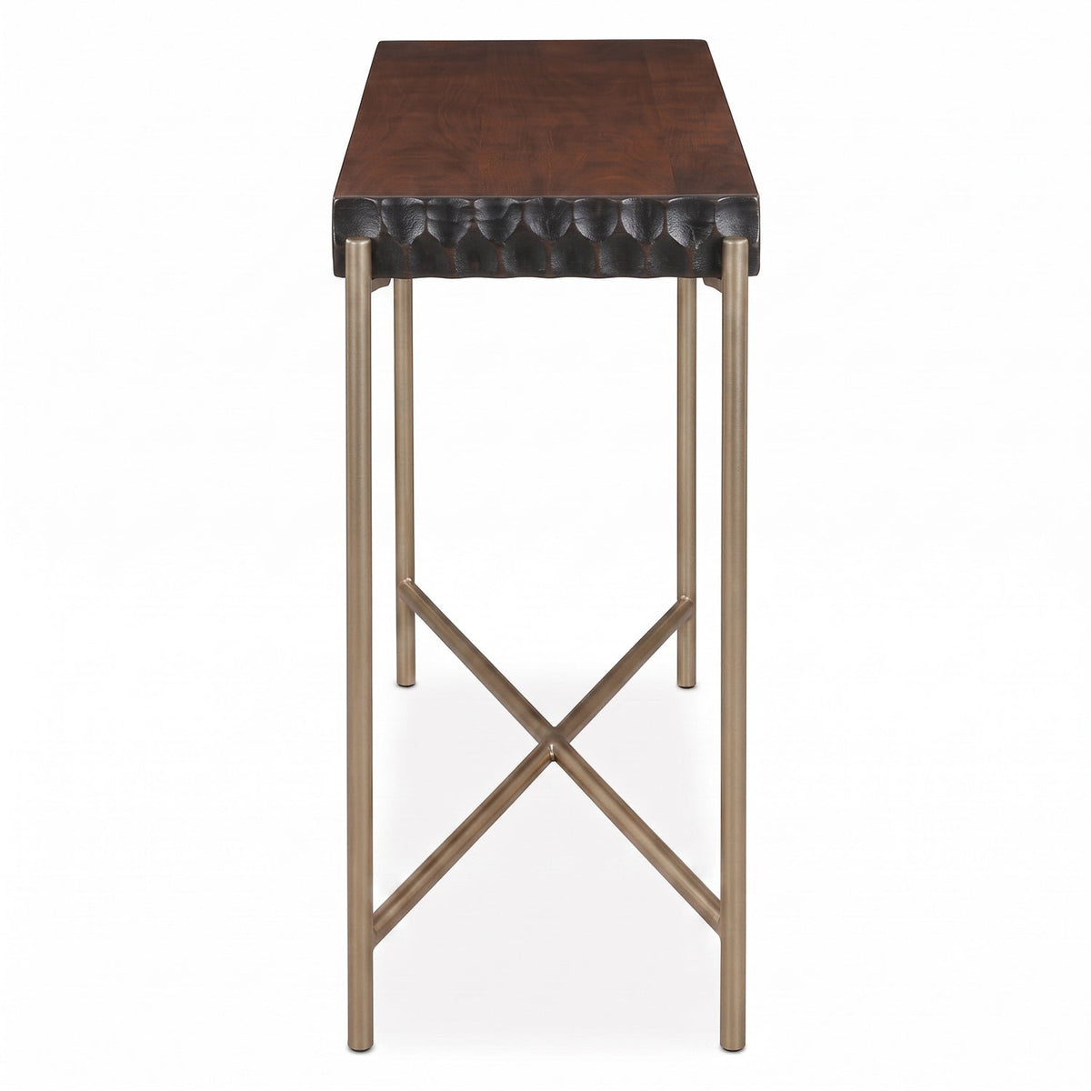 16" Two Tone Mango Console Table