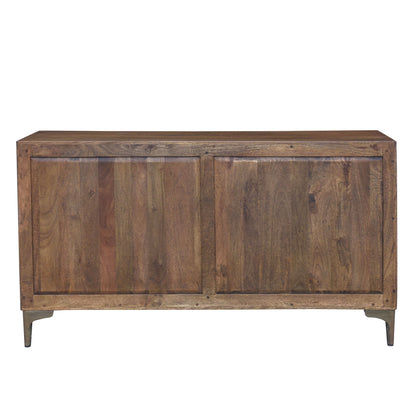 60" Two-Tone Carved Wood Dresser