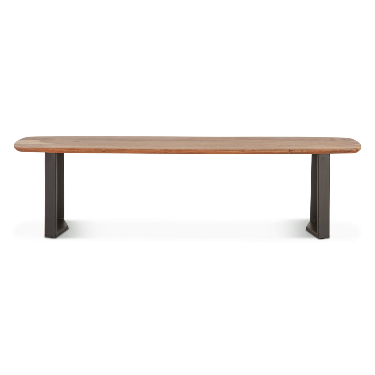 68" Smoked Acacia Bench