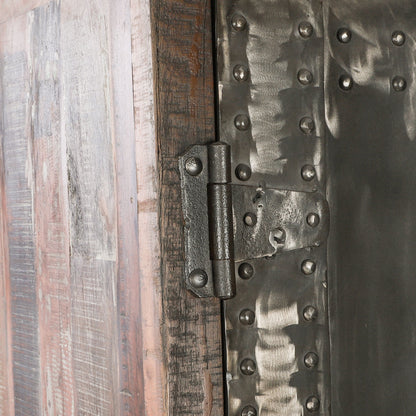 21" Reclaimed Wood Steampunk Cabinet