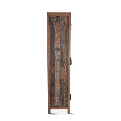 21" Reclaimed Wood Steampunk Cabinet