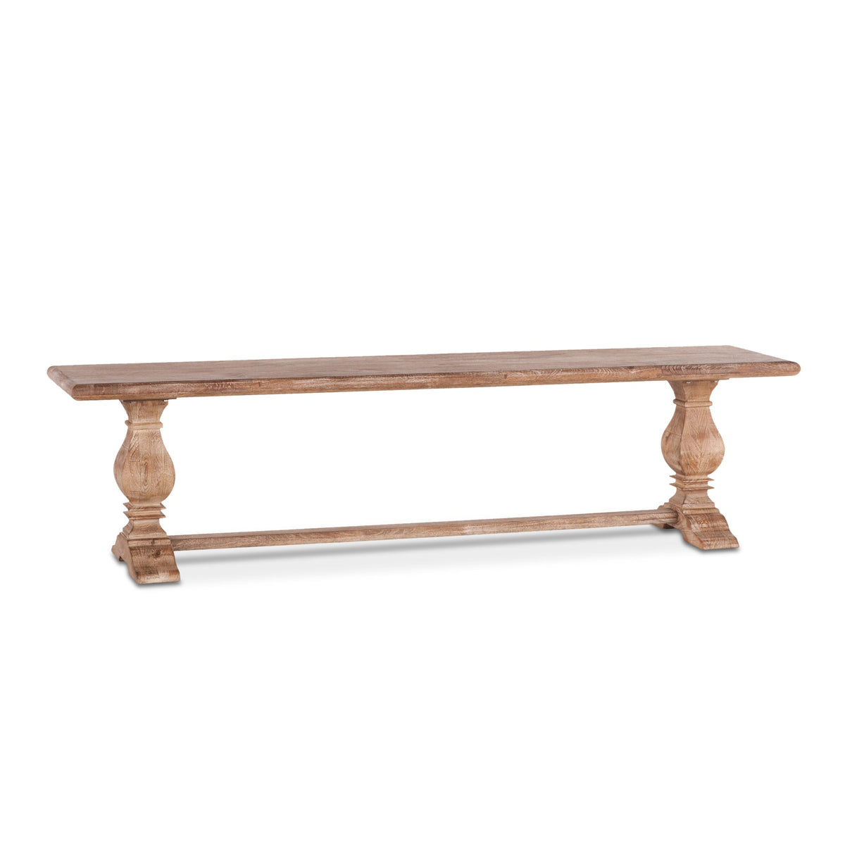 72" Antique Oak Mango Wood Bench